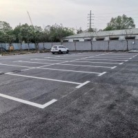 张家港杨舍镇工厂车位线、小区地下车库标线